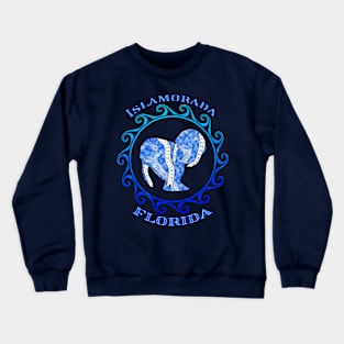 Islamorada Florida Vacation Tribal Manatees Crewneck Sweatshirt